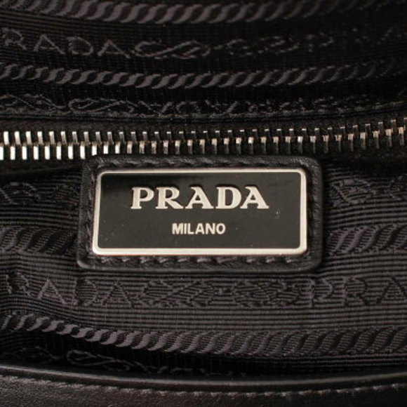 Prada Saffiano Rucksack Backpack Black - Picture 6 of 10
